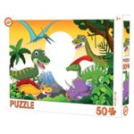 Jucarii, Copii si Bebe - Jucarii si jocuri - Jocuri si puzzle - Puzzle - Puzzle Dinosaurs , 50 piese , 30 x 20 cm - Infinity.ro