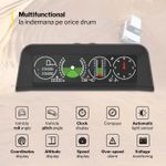 Auto si Moto - Electronice auto - Accesorii electronice auto - Inclinometru off-road pentru auto 4x4 AUTOOL X90, cu GPS, altimetru, afisaj viteza reala, multifunctional, Negru - Infinity.ro