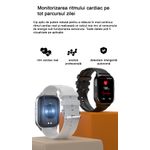 Laptop, Telefoane si Tablete - Wearables si gadgeturi - Gadgeturi - Dispozitive anti-pierdere - Ceas Smartwatch, inteligent, Functii pentru Fitness, Rezistent la Apa, Functie Pentru Numarat Pasi, Monitorizare Somn - Infinity.ro