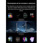 Laptop, Telefoane si Tablete - Wearables si gadgeturi - Gadgeturi - Dispozitive anti-pierdere - Ceas Smartwatch, inteligent, Functii pentru Fitness, Rezistent la Apa, Functie Pentru Numarat Pasi, Monitorizare Somn - Infinity.ro