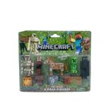 Jucarii, Copii si Bebe - Jucarii si jocuri - Figurine - Set 6 figurine Minecraft, 35 cm, 3 ani +, Multicolor - Infinity.ro