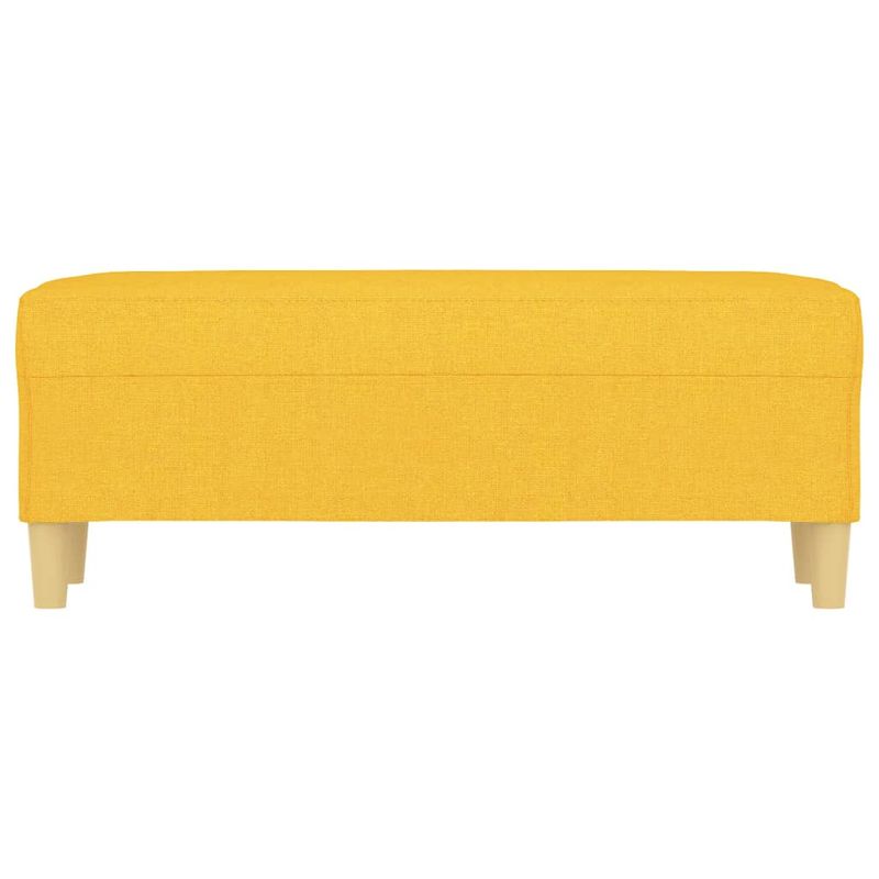 Casa si Gradina - Mobilier - Canapele si coltare - Banchete - Banca, galben deschis, 100x35x41 cm, textil - Infinity.ro