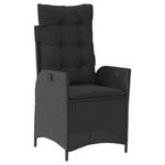 Casa si Gradina - Gradina si terasa - Mobilier exterior - Seturi mobila gradina - Set mobilier de gradina cu perne, 9 piese, negru, poliratan - Infinity.ro