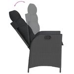 Casa si Gradina - Gradina si terasa - Mobilier exterior - Seturi mobila gradina - Set mobilier de gradina cu perne, 9 piese, negru, poliratan - Infinity.ro