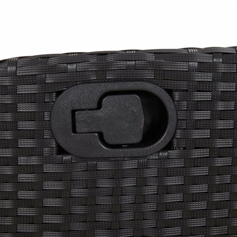 Casa si Gradina - Gradina si terasa - Mobilier exterior - Seturi mobila gradina - Set mobilier de gradina cu perne, 9 piese, negru, poliratan - Infinity.ro