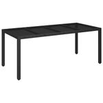 Casa si Gradina - Gradina si terasa - Mobilier exterior - Seturi mobila gradina - Set mobilier de gradina cu perne, 9 piese, negru, poliratan - Infinity.ro