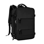 Sport si Outdoor - Articole de voiaj - Rucsacuri - Rucsac Calatorie pentru Laptop, pentru Avion, port USB, pana la 35 L, Impermeabil, 42x30x20 cm, Negru, OBRALIX® - Infinity.ro
