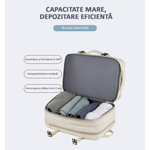 Sport si Outdoor - Articole de voiaj - Rucsacuri - Rucsac Calatorie pentru Laptop, Extensibil, Impermeabil, pentru Avion, port USB, pana la 39 L, Bej, OBRALIX® - Infinity.ro