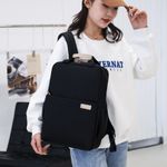 Sport si Outdoor - Articole de voiaj - Rucsacuri - Rucsac Laptop 15.6", Office, Elegant, pentru Studenti, Impermeabil, Usor, 40x27x11 cm, Negru, OBRALIX® - Infinity.ro