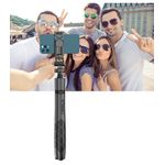 Laptop, Telefoane si Tablete - Telefoane mobile si accesorii - Accesorii Telefoane - Selfie stick-uri - Selfie Stick, Tripod, Telecomanda Bluetooth, Rotire 360°, Universal, H33-155 cm, OBRALIX® - Infinity.ro