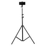 Laptop, Telefoane si Tablete - Telefoane mobile si accesorii - Accesorii Telefoane - Selfie stick-uri - Trepied Telescopic, Pentru Telefon/Camera Foto, Telecomanda Bluetooth, Rotire 360°, H68-210cm, Husa, Aluminiu, OBRALIX® - Infinity.ro