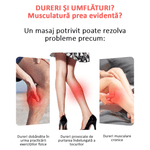 Ingrijire personala si Cosmetice - Sanatate si wellness - Articole wellness - Aparate si dispozitive de masaj - Aparat masaj picior, cu incalzire si compresie, reglabil, relaxeaza muschii gambei, cu acumulator, gri, OBRALIX® - Infinity.ro
