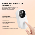 Ingrijire personala si Cosmetice - Sanatate si wellness - Articole wellness - Aparate si dispozitive de masaj - Aparat masaj picior, cu incalzire si compresie, reglabil, relaxeaza muschii gambei, cu acumulator, gri, OBRALIX® - Infinity.ro
