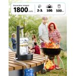 Casa si Gradina - Mobilier - Organizare si depozitare - Dozatoare/dispensere de apa - Dozator apa de birou, pompa electrica, smart 7 moduri, cu acumulator, incarcare usb, negru, OBRALIX® - Infinity.ro