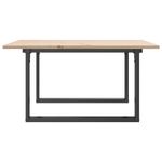 Casa si Gradina - Mobilier - Mese si birouri - Masute de cafea - Masa de cafea, cadru O, 80x80x45 cm, lemn masiv pin si fonta - Infinity.ro