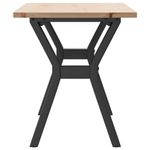 Casa si Gradina - Mobilier - Mese si birouri - Masute de cafea - Masa de cafea, cadru Y, 110x40x45 cm, lemn masiv pin si fonta - Infinity.ro