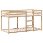 Casa si Gradina - Mobilier - Paturi si accesorii - Paturi - Pat supraetajat cu acoperis, 90x190 cm, lemn masiv de pin - Infinity.ro