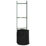 Casa si Gradina - Gradinarit si plante - Plante si ghivece - Ghivece si suporturi - Suport pentru rosii cu sac de plante, 2 buc., 116 cm otel si PP - Infinity.ro