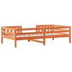 Casa si Gradina - Mobilier - Paturi si accesorii - Paturi - Cadru de pat, maro ceruit, 100x200 cm, lemn masiv de pin - Infinity.ro
