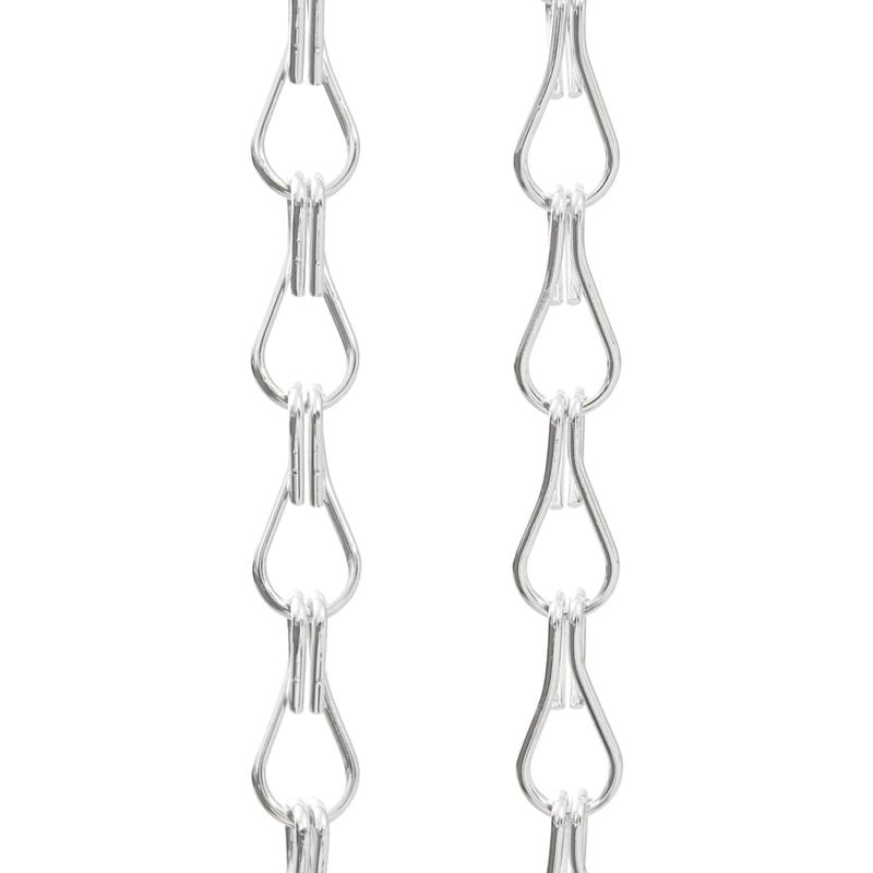 Casa si Gradina - Textile si covoare - Rulouri si jaluzele - Paravan de usa cu lant, 90x212 cm, aluminiu - Infinity.ro