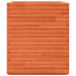 Casa si Gradina - Gradinarit si plante - Plante si ghivece - Ghivece si suporturi - Jardiniera de gradina, maro ceruit, 60x60x72 cm, lemn masiv pin - Infinity.ro