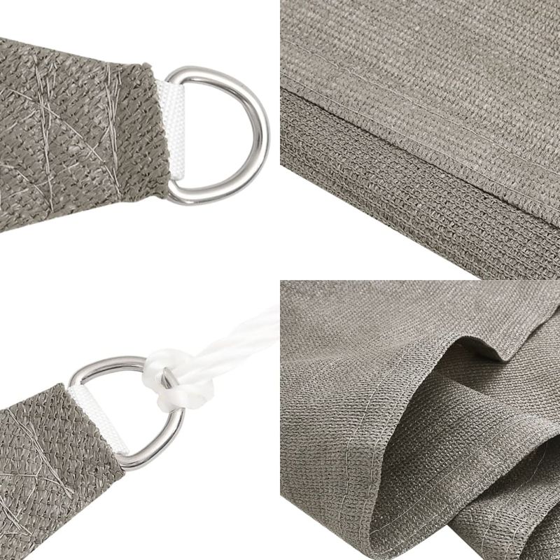 Casa si Gradina - Gradina si terasa - Umbrele si pavilioane - Umbrele - Panza parasolar, gri deschis, 2x2 m, patrat, 160 g/m², HDPE - Infinity.ro