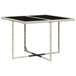 Casa si Gradina - Gradina si terasa - Mobilier exterior - Seturi mobila gradina - Set mobilier de gradina cu perne, 5 piese gri deschis poliratan - Infinity.ro