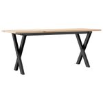 Casa si Gradina - Mobilier - Mese si birouri - Masute de cafea - Masa de cafea, cadru X, 110x40x45 cm, lemn masiv pin si fonta - Infinity.ro