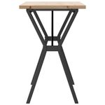 Casa si Gradina - Mobilier - Mese si birouri - Mese bucatarie si dining - Masa bucatarie, cadru Y, 100x50x75,5 cm lemn masiv pin si fonta - Infinity.ro