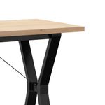 Casa si Gradina - Mobilier - Mese si birouri - Mese bucatarie si dining - Masa bucatarie, cadru Y, 100x50x75,5 cm lemn masiv pin si fonta - Infinity.ro