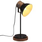 Casa si Gradina - Corpuri si surse de iluminat - Veioze si lampi - Lampi de veghe - Lampa de birou 25 W, negru, 17x17x50 cm, E27 - Infinity.ro