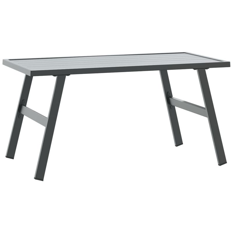 Casa si Gradina - Gradina si terasa - Mobilier exterior - Bancute de gradina - Banci de gradina cu perne 6 buc negru otel vopsit electrostatic - Infinity.ro