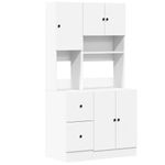 Casa si Gradina - Mobilier - Comode si corpuri - Corpuri bucatarie - Dulap de bucatarie, alb, 95x50x180 cm, lemn prelucrat - Infinity.ro