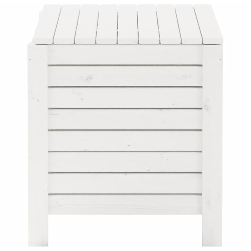 Casa si Gradina - Mobilier - Organizare si depozitare - Cutii depozitare - Cutie depozitare capac "RANA", alb, 100x49x54cm, lemn masiv pin, model dungi orizontale - Infinity.ro