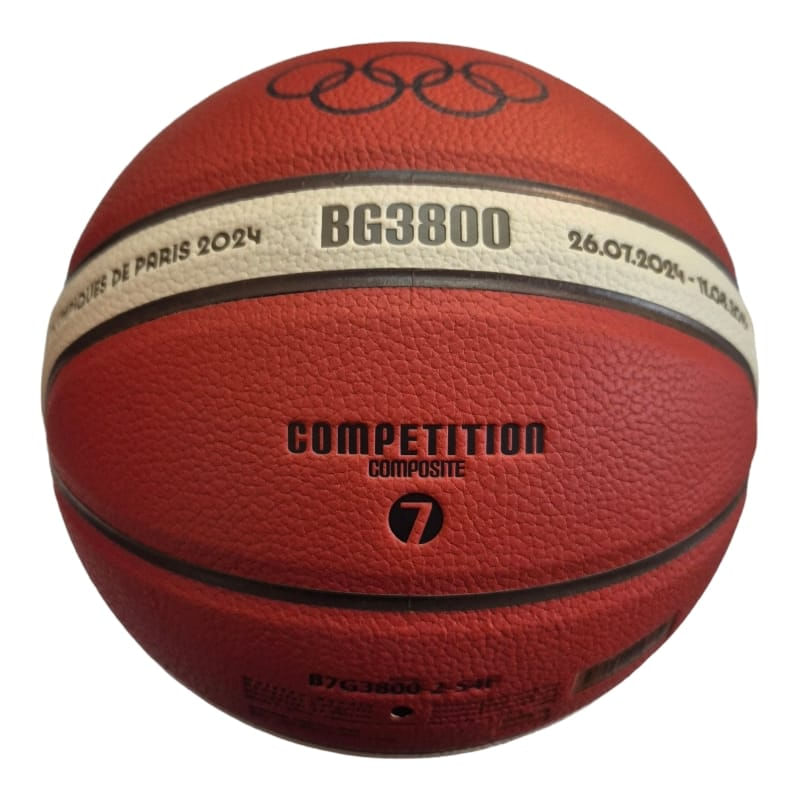 Sport si Outdoor - Sporturi de echipa - Baschet - Mingi de baschet - Minge baschet Molten B7G3800 design JO Paris, aprobata FIBA, marime 7 - Infinity.ro