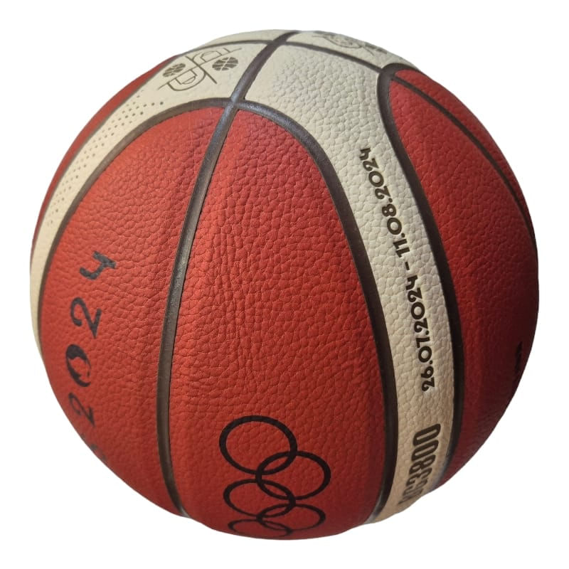 Sport si Outdoor - Sporturi de echipa - Baschet - Mingi de baschet - Minge baschet Molten B7G3800 design JO Paris, aprobata FIBA, marime 7 - Infinity.ro