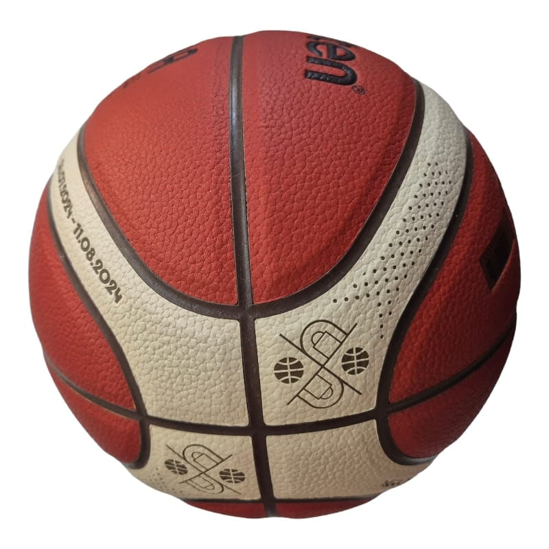 Sport si Outdoor - Sporturi de echipa - Baschet - Mingi de baschet - Minge baschet Molten B7G3800 design JO Paris, aprobata FIBA, marime 7 - Infinity.ro