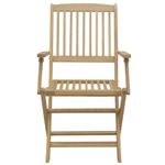 Casa si Gradina - Gradina si terasa - Mobilier exterior - Scaune si sezlonguri gradina - Scaune gradina pliabile 8 buc. 54,5x58x90 cm lemn masiv acacia - Infinity.ro