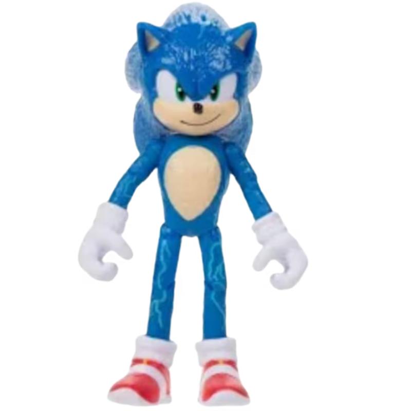 Jucarii, Copii si Bebe - Jucarii si jocuri - Figurine - Set masca si figurina Sonic The Hedgehdg, 29 cm, albastru, 3 ani + - Infinity.ro