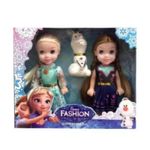 Jucarii, Copii si Bebe - Jucarii si jocuri - Papusi si accesorii - Papusi - Set 2 papusi Ana, Elsa SI Olaf, 15 cm, 3 ani +, multicolor - Infinity.ro