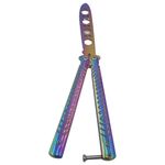 Sport si Outdoor - Camping - Cutite, bricege si accesorii - Cutite si bricege - Cutit antrenament fluture butterfly, fade cameleon, fara  tais, 21 cm, M2 - Infinity.ro