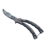 Sport si Outdoor - Camping - Cutite, bricege si accesorii - Cutite si bricege - Cutit Fluture Fara Tais Pentru Antrenament, Model Lup, 24 cm - Infinity.ro