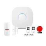 Casa si Gradina - Electrice - Smart Home - Alarme si accesorii - Sistem de securitate WIFI cu inductie infrarosu pentru ferestre si usi, GSM 4G, control aplicatie, interfon bidirectional, 99 zone protectie, SOS, alerta SMS, 6 numere integrate simultan, armare/dezar - Infinity.ro