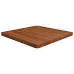 Casa si Gradina - Mobilier - Feronerie si accesorii mobila - Blat de masa patrat maro inchis 70x70x4 cm lemn stejar tratat - Infinity.ro