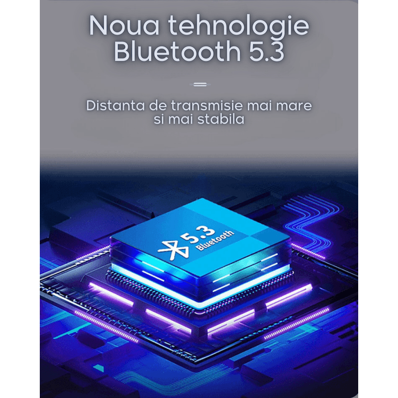 TV, Audio-Video si Foto - Portabile audio - Casti audio - Casti wireless in ear MAROVIO®, TWS, Bluetooth 5.3 + EDR+BLE+BR, ENC, CVC8.0, microfon HD, autonomie 48 ore - Infinity.ro