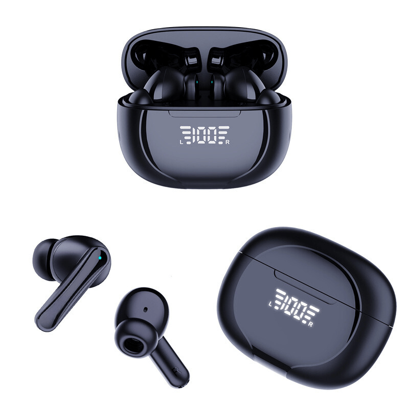 TV, Audio-Video si Foto - Portabile audio - Casti audio - Casti wireless in ear MAROVIO®, TWS, Bluetooth 5.3, microfon HD, asistent vocal, afisaj led, incarcare rapida - Infinity.ro