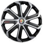 Auto si Moto - Anvelope si jante - Accesorii roti - Capace roti - Set 4 capace roti pentru Alfa Romeo, model Evo, R15, Alfa Romeo - Infinity.ro