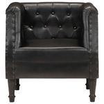 Casa si Gradina - Mobilier - Scaune si fotolii - Fotolii - Fotoliu, negru, piele naturala - Infinity.ro