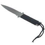 Sport si Outdoor - Camping - Cutite, bricege si accesorii - Cutite si bricege - Cutit ninja de aruncat la tinta, negru, dinamic, snur - Infinity.ro