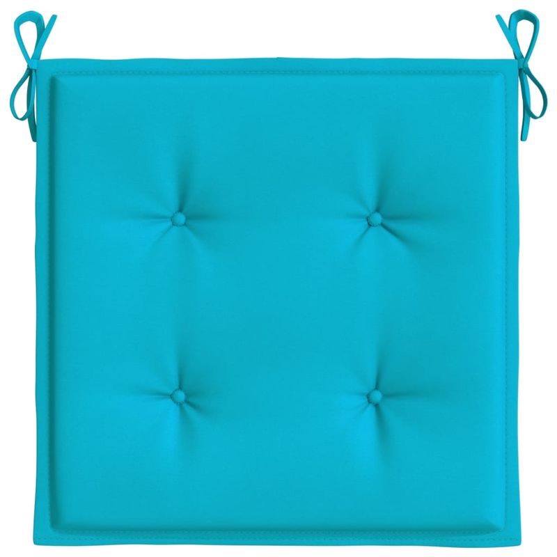 Casa si Gradina - Gradina si terasa - Mobilier exterior - Perne decorative exterior - Perne scaun de gradina, turcoaz, 4 buc., 40x40x3 cm, textil - Infinity.ro
